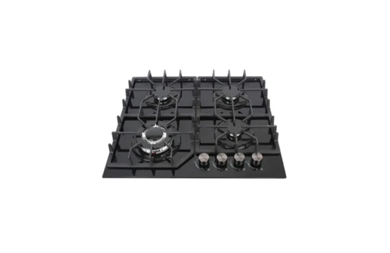 Plaque Technolux 4FEUX 60X60 A GAZ Noir TEC4GI