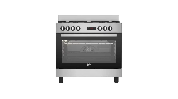Cuisinière BEKO 5 Feux 90x60 Inox A Gaz Inox GM15325DX