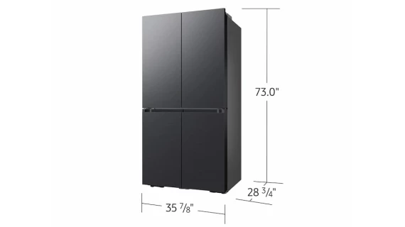 Refrigerateur Samsung Side By Side 4 Portes  Noir Mate – Image 3