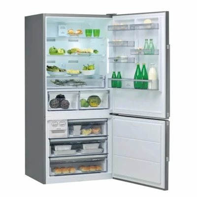 Refrigerateur HOTPOINT 558 Litres Combine 3Tiroirs  Silver HA84BE72X-84CME – Image 4