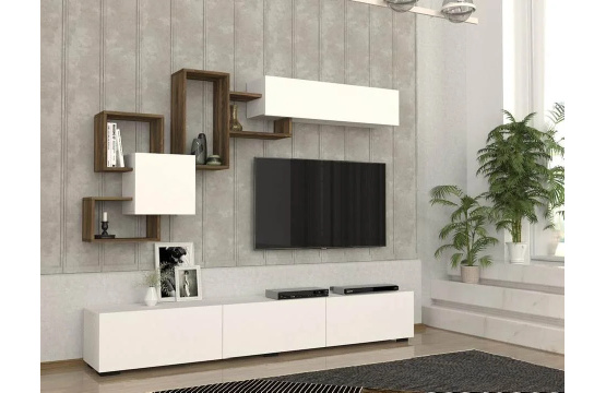 Meuble TV Pelit Blanc