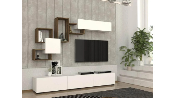 Meuble TV Pelit Blanc