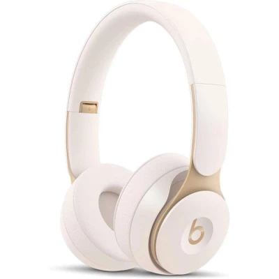 Casque Beats Solo Pro Ivoire sans fil avec réduction du bruit MRJ72