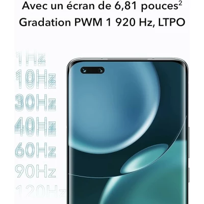 HONOR Magic 4 Pro - 5G - Rom 256GB - Ram 8GB - Écran Incurvé 6,81" 120 Hz - Noir