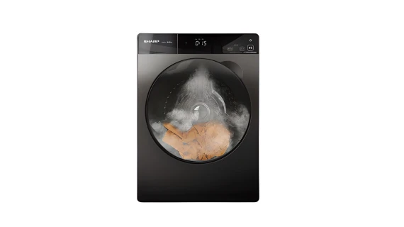 Machine à Laver SHARP 12.5 KG PRO INVERTER Gris/Noir ES-FP1252KJZ-S