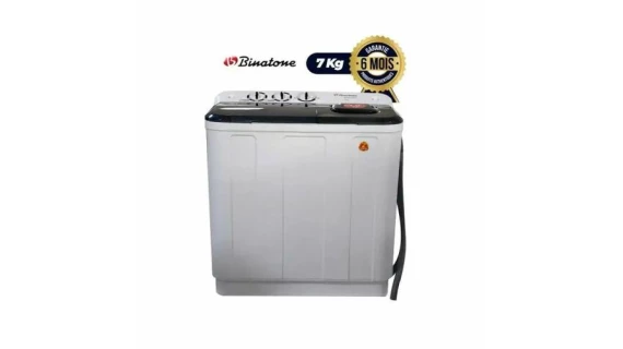 Machine à Laver Binatone Semi-Automatique 7KG BWM-070B