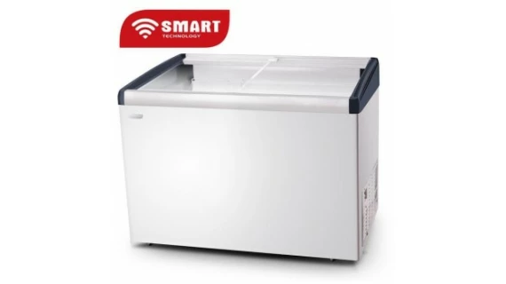 Congélateur Smart Technology Horizontal 400 Litres Vitrine Blanc STCCV-517