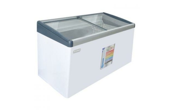 Congélateur Smart Technology Horizontal 600 Litres Vitrine Blanc 757 STCCV