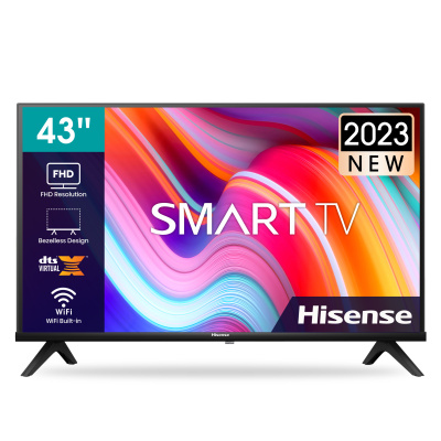 Televiseur HISENSE 43″ pouces Full HD Smart TV VIDA écran sans bords Série A4K