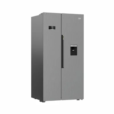 Refrigerateur BEKO 600 Litres  Side By Side Avec Fontaine  90 cm LQRGE INOX – Image 3