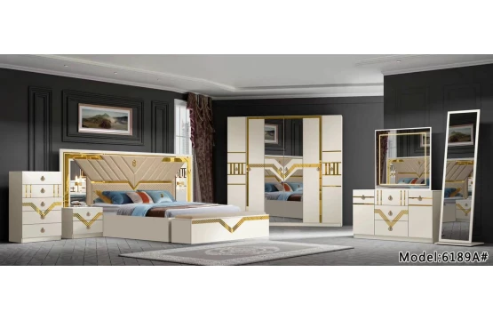 Ensemble de Chambre à Coucher de Luxe - Modèle 6189#