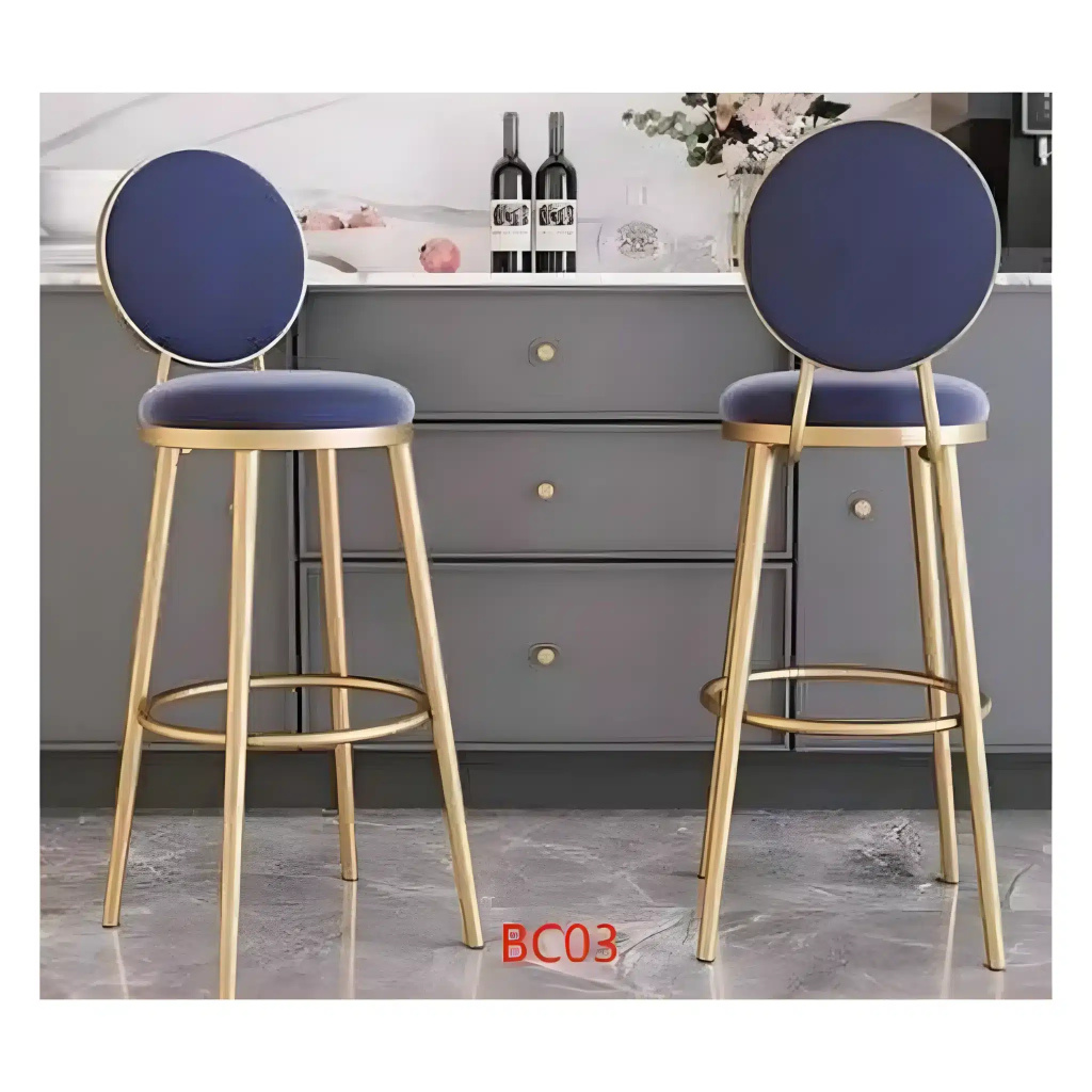 Chaise de BAR Bleu BC03