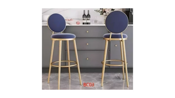Chaise de BAR Bleu BC03