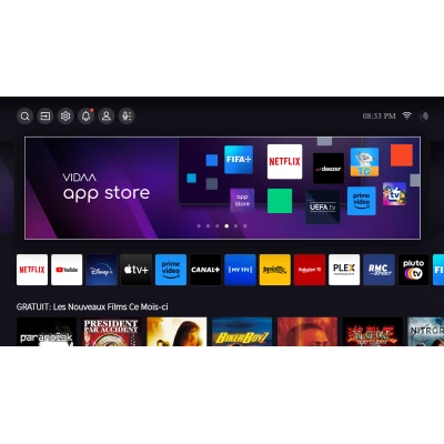 Televiseur HISENSE 40″ pouces Full HD Smart TV VIDA écran sans bords Série A4K