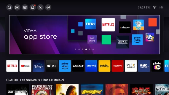 Televiseur HISENSE 40″ pouces Full HD Smart TV VIDA écran sans bords Série A4K
