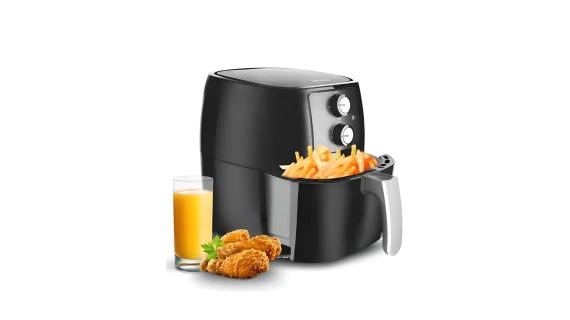 Friteuse à air Decakila 4.5L  A Air Manuel 2Pieces  NOIR KEEC038B