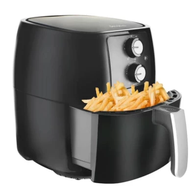 Friteuse à air Decakila 4.5L  A Air Manuel 2Pieces  NOIR KEEC038B – Image 4