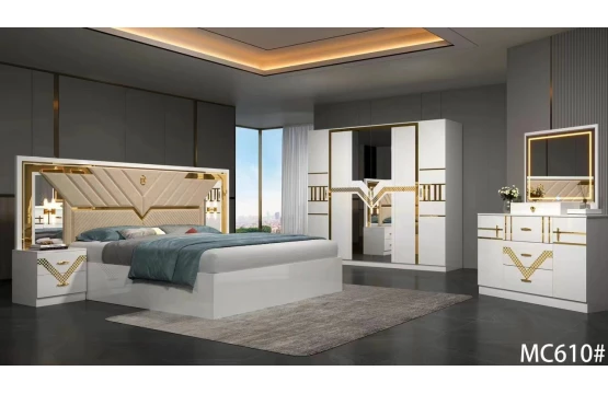 Ensemble de Chambre à Coucher de Luxe - Modèle MC610#