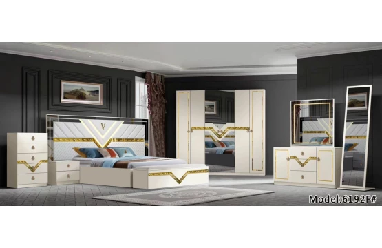 Ensemble Chambre à Coucher de Luxe haute qualité- Modèle 6192F#