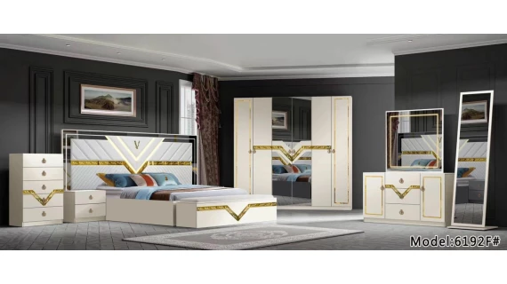 Ensemble Chambre à Coucher de Luxe haute qualité- Modèle 6192F#