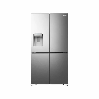 Refrigerateur HISENSE Side By Side 4 Portes 628 Litres Brut Avec Fontaine Inox Inverter Wifi RS82WS4SB