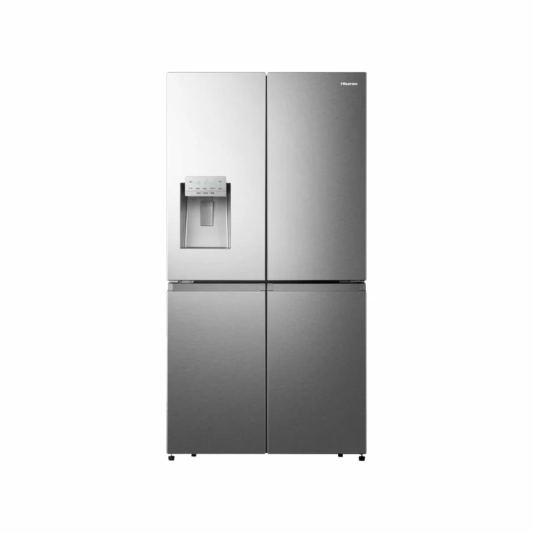 Refrigerateur HISENSE Side By Side 4 Portes 628 Litres Brut Avec Fontaine Inox Inverter Wifi RS82WS4SB