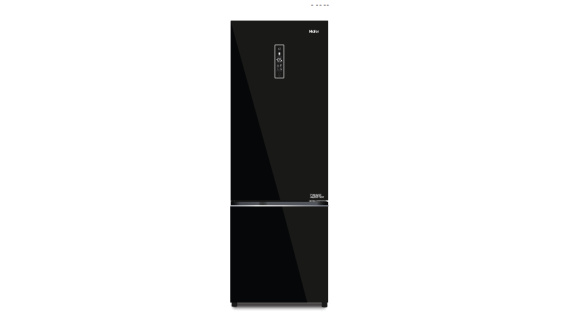 Réfrigérateur HAIER Combine Verre Mirroir Double Inverter 2 portes 350 Litres Brut HRF-IVB378VNBG