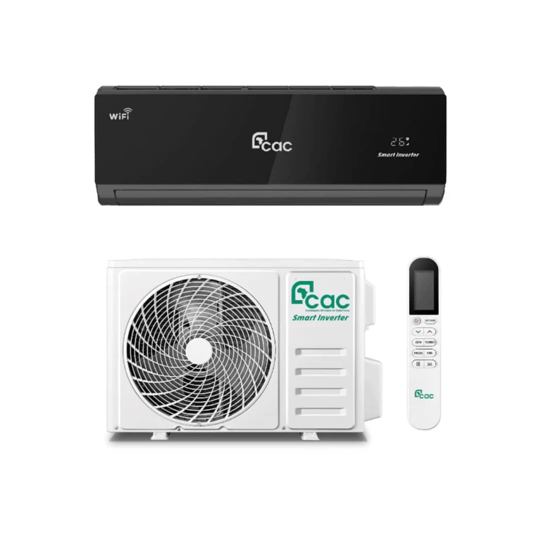 Climatiseur Split CAC 12000 BTU INVERTER Noir Avec WIFI