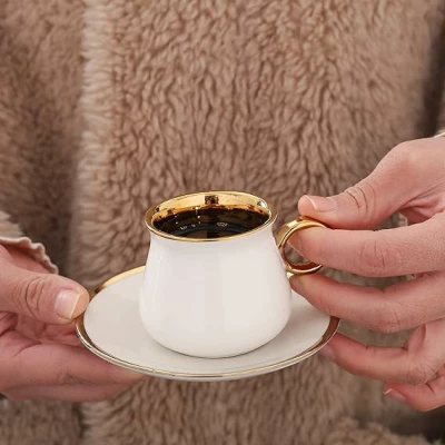 6 Tasses à café et soucoupe – Image 5