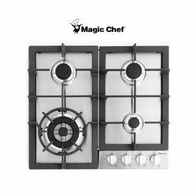 Plaque Encastrable Magic Chef 4 Feux à Gaz Inox MCSCTG24S – Image 2
