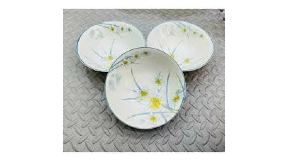Bol perlé de 6 pouces en porcelaine tendre - 6 Pieces