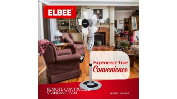 Ventilateur Sur Pied Télécommandé Elbee LB 969R