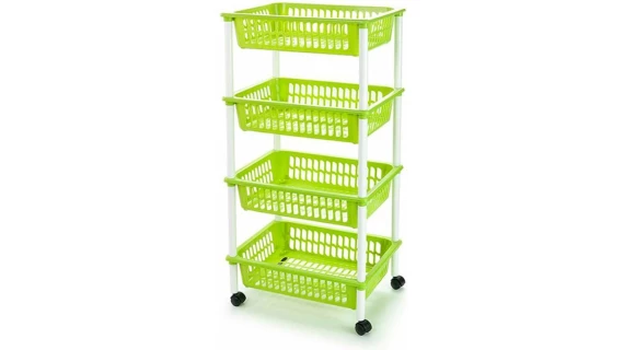 Chariot de cuisine avec 4 paniers – Image 2