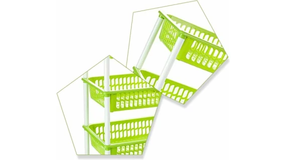 Chariot de cuisine avec 4 paniers – Image 4