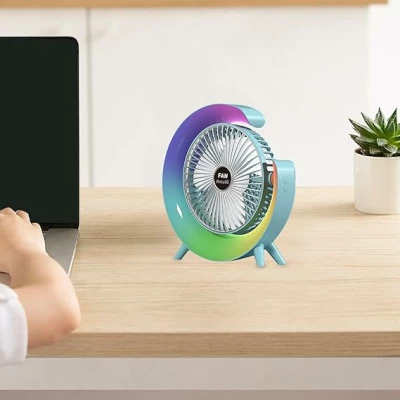 Ventilateur de refroidissement  USB - Vent fort - De bureau - Pour voyage – Image 7