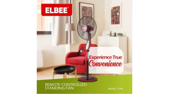 Ventilateur Sur Pied Télécommandé Elbee (modèle 979R)