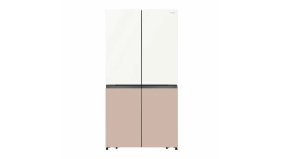 Réfrigérateur Hisense Side by Side 4 portes 560 litres Brut VERRE COLORE RC-73WC4
