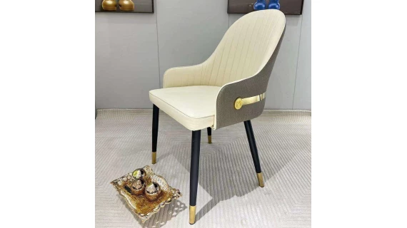 Chaise de Salle à Manger Moderne et Luxueuse BEIGE