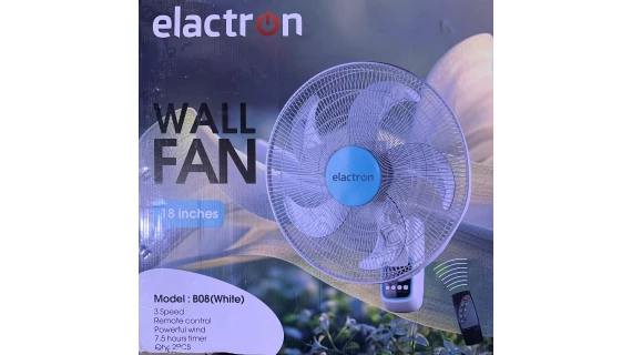 Ventilateur Mural Electron 18" avec télécommande Blanc L-B08