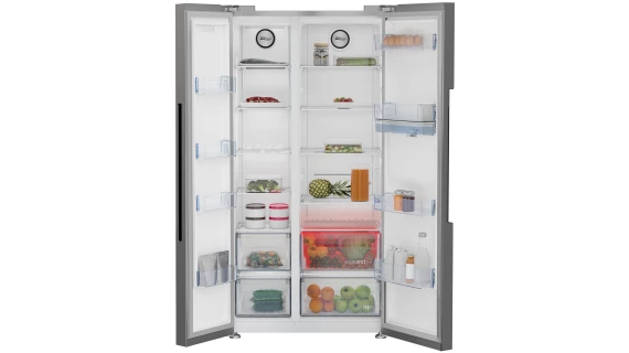 Réfrigérateur Beko  Side by Side, 91 cm 2 Tiroirs Distributeur d'eau – Image 5
