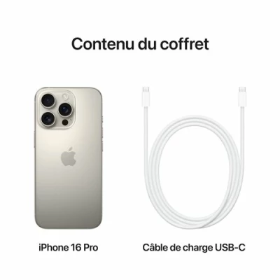 APPLE  | IPhone 16 Pro -6,3"  Pouces 5G  - 512GB -  Double SIM – Image 8