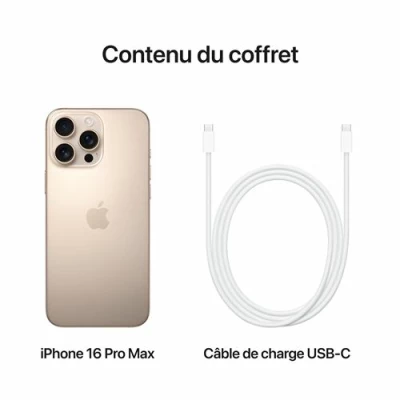 APPLE  | IPhone 16 Pro Max  - 6,9"  Pouces 5G  - 512GB -  Double SIM – Image 8