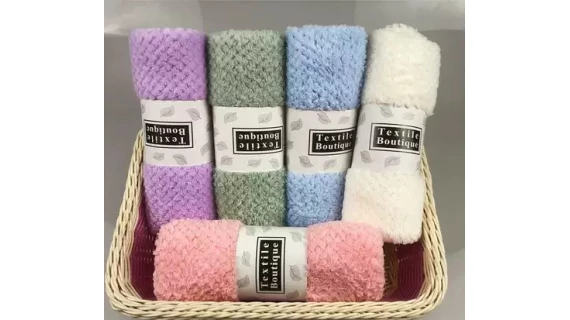 Serviettes de bain - Coton - Légère - Absorbante - Multifonctions 5 Pieces – Image 2