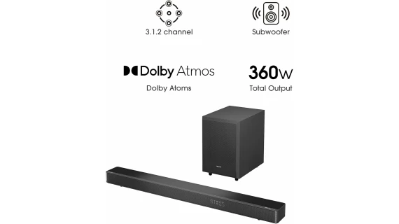 Barre De Son Hisense 360W AX312G 3.1.2 – Image 8