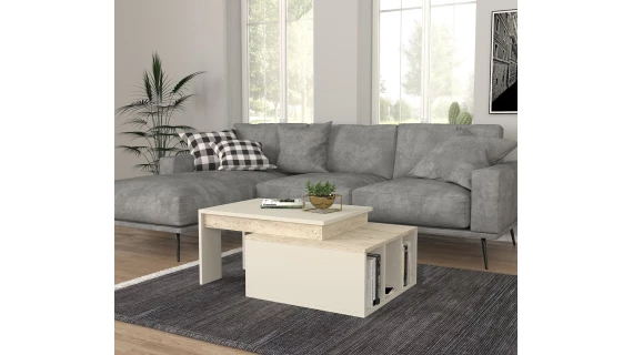 B615 Table café Kolerado Coffee Table Sandstone - Traverten 918/500 – Image 5