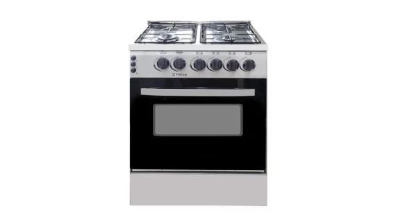 Cuisinière Hisense 5 Feux 90x60 À Gaz Gris Hfg90335rx