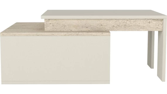 B615 Table café Kolerado Coffee Table Sandstone - Traverten 918/500 – Image 4