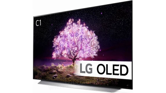 Téléviseur LG OLED 55 pouces série C1 Design d'écran de cinéma 4K Cinema HDR Smart avec ThinQ AI OLED55C1PVA – Image 3