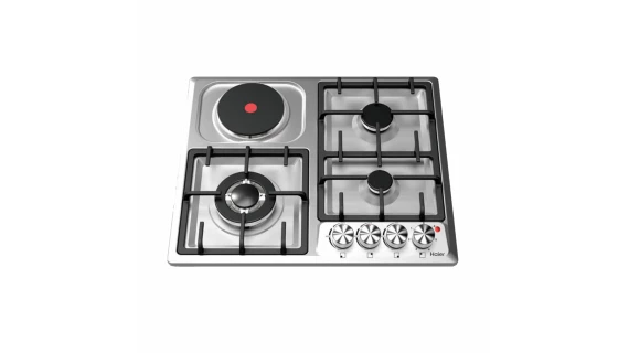 Plaque de cuisson Haier encastrable 4 feux mixtes (3 à gaz et 1 électrique) HOBF60FS