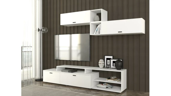 Table Téléviseur Gril TV Unit Blanc  T727 BLA